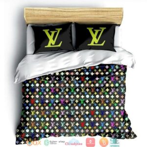 Louis Vuitton Lv Colors Quilt Bedding Set