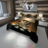 Louis Vuitton Lv Luxury Brand Diamond Quilt Bedding Set