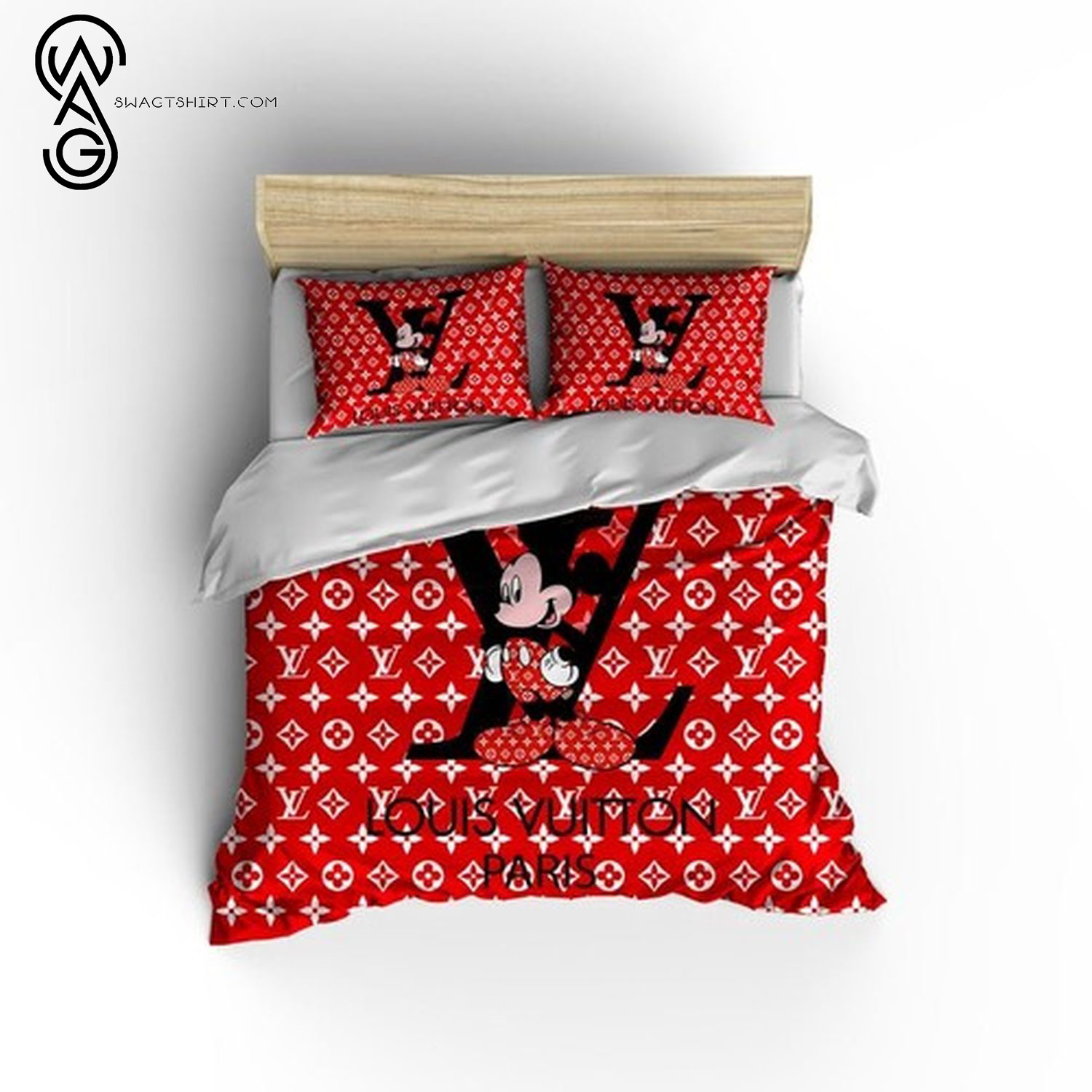 Louis Vuitton Mickey Mouse Full Print Bedding Set Louis Vuitton Mickey Mouse Full Print Bedding Set