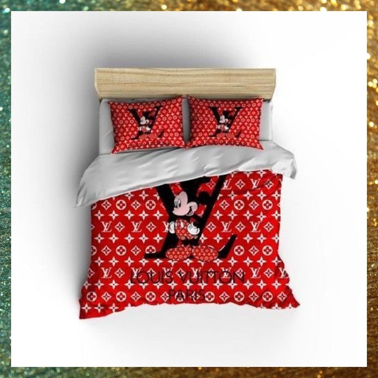 Louis Vuitton Mickey Mouse Paris Bedding Set Louis Vuitton Mickey Mouse Paris Bedding Set