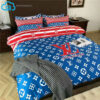 Louis Vuitton Monogram Red And Blue Duvet Cover Bedding Sets