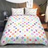 Louis Vuitton Multi-Color Luxury Brand Bedding Set