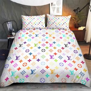 Louis Vuitton Multi-Color Luxury Brand Bedding Set