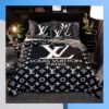 Louis Vuitton Paris Black White Bedding Set