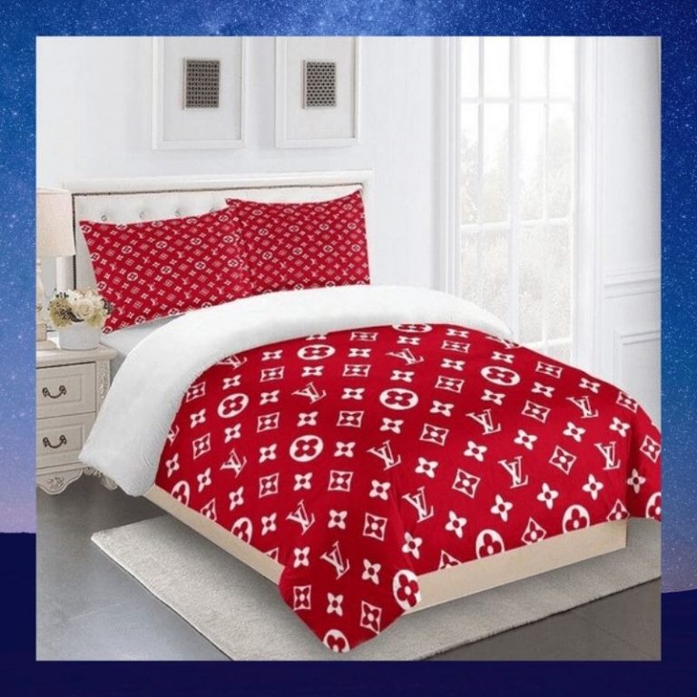 Louis-Vuitton-Red-Cover-Bedding-Set-2
