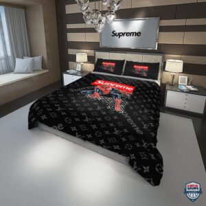 Louis Vuitton Spider Man Luxury Bedding Set