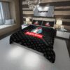 Louis Vuitton Supreme Black Luxury Brand Bedding Set