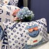 Louis Vuitton Supreme Blue Bear Luxury Bedding Set
