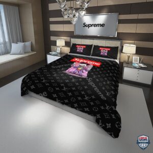 Louis Vuitton Supreme Joker Luxury Bedding Set