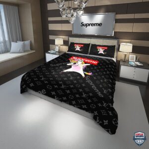 Louis Vuitton Unicorn Luxury Bedding Set