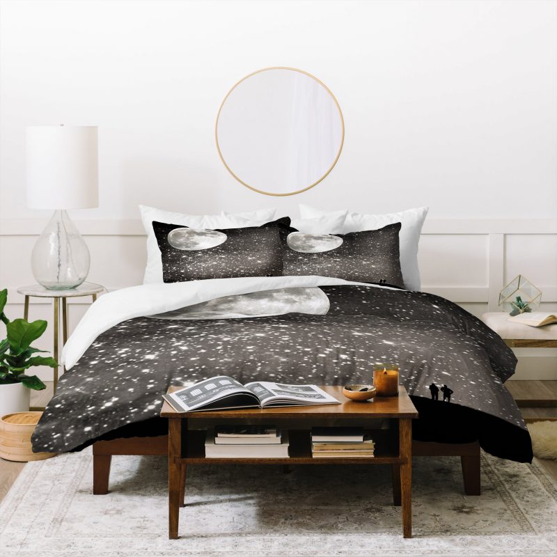 Love Under The Stars Duvet Cover and Pillowcase Set Bedding Set Love Under The Stars Duvet Cover and Pillowcase Set Bedding Set