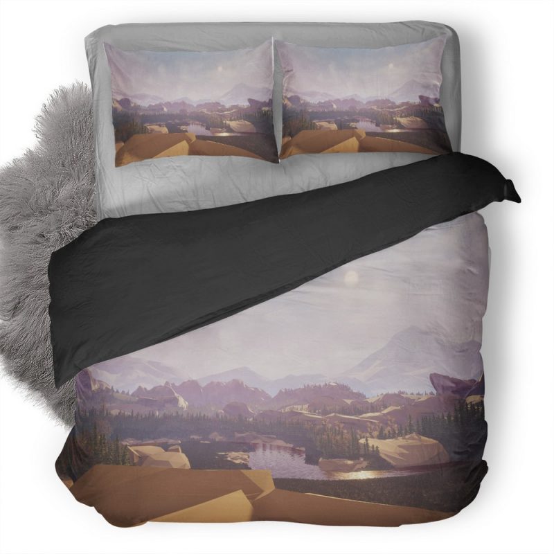 Lowpoly Nature Ft Duvet Cover and Pillowcase Set Bedding Set Lowpoly Nature Ft Duvet Cover and Pillowcase Set Bedding Set