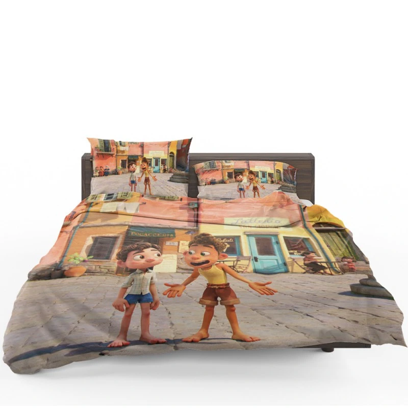 Luca Movie Luca Paguro Alberto Scorfano Bedding Set Luca Movie Luca Paguro Alberto Scorfano Bedding Set