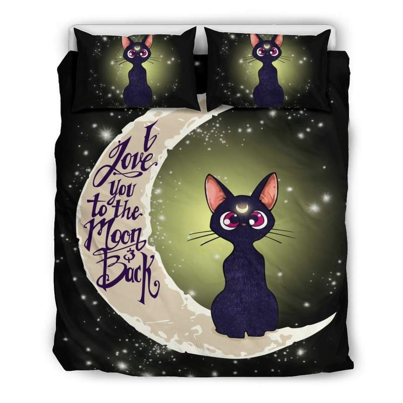 Luna Sailor Moon Duvet Cover and Pillowcase Set Bedding Set 50 Luna Sailor Moon Duvet Cover and Pillowcase Set Bedding Set 50