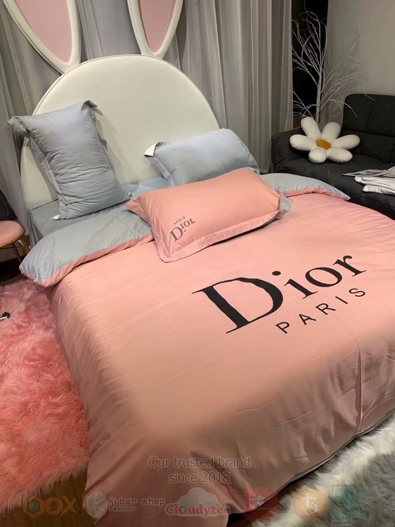 Luxury Christian Dior Brand Pink Bedding Sets Luxury Christian Dior Brand Pink Bedding Sets