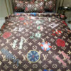 Lv Monogram Full Print Duvet Cover Bedding Sets