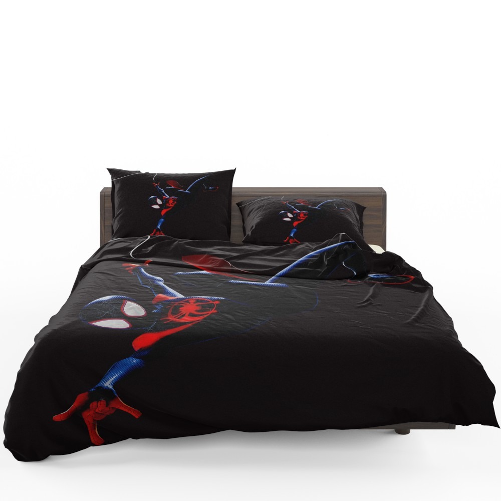 MCU Spider-Man Into The Spider-Verse Movie Miles Morales Bedding Set MCU Spider-Man Into The Spider-Verse Movie Miles Morales Bedding Set
