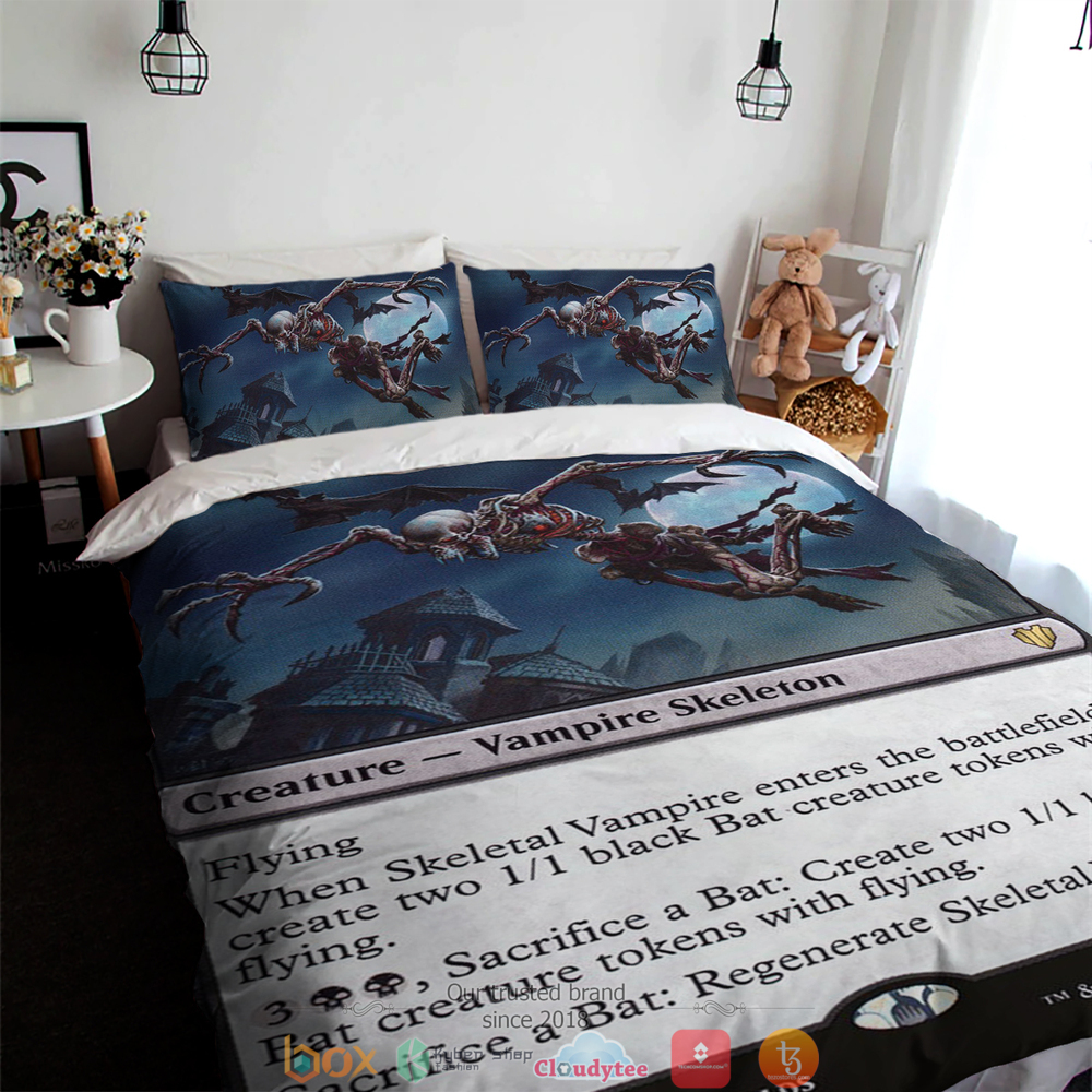 Magic The Gathering Skeletal Vampire Bedding Set Magic The Gathering Skeletal Vampire Bedding Set