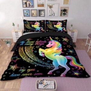 Magical Unicorn 1 Duvet Cover and Pillowcase Set Bedding Set