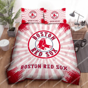 Major League Baseball Boston Red Sox All Over Print Bedding Set