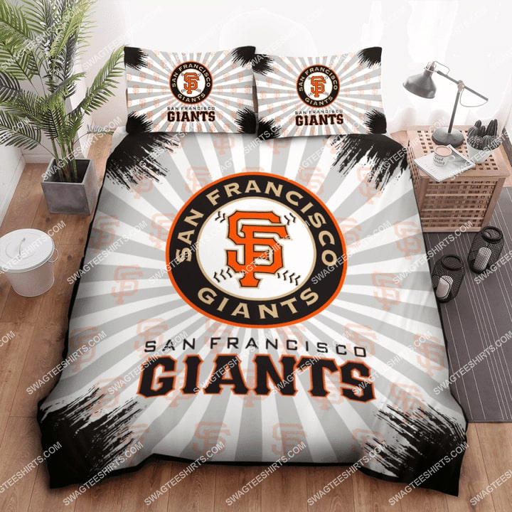 Major League Baseball San Francisco Giants All Over Print Bedding Set Major League Baseball San Francisco Giants All Over Print Bedding Set
