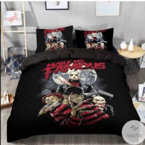 Make Me Famous Horror Movie Characters Bedding Set