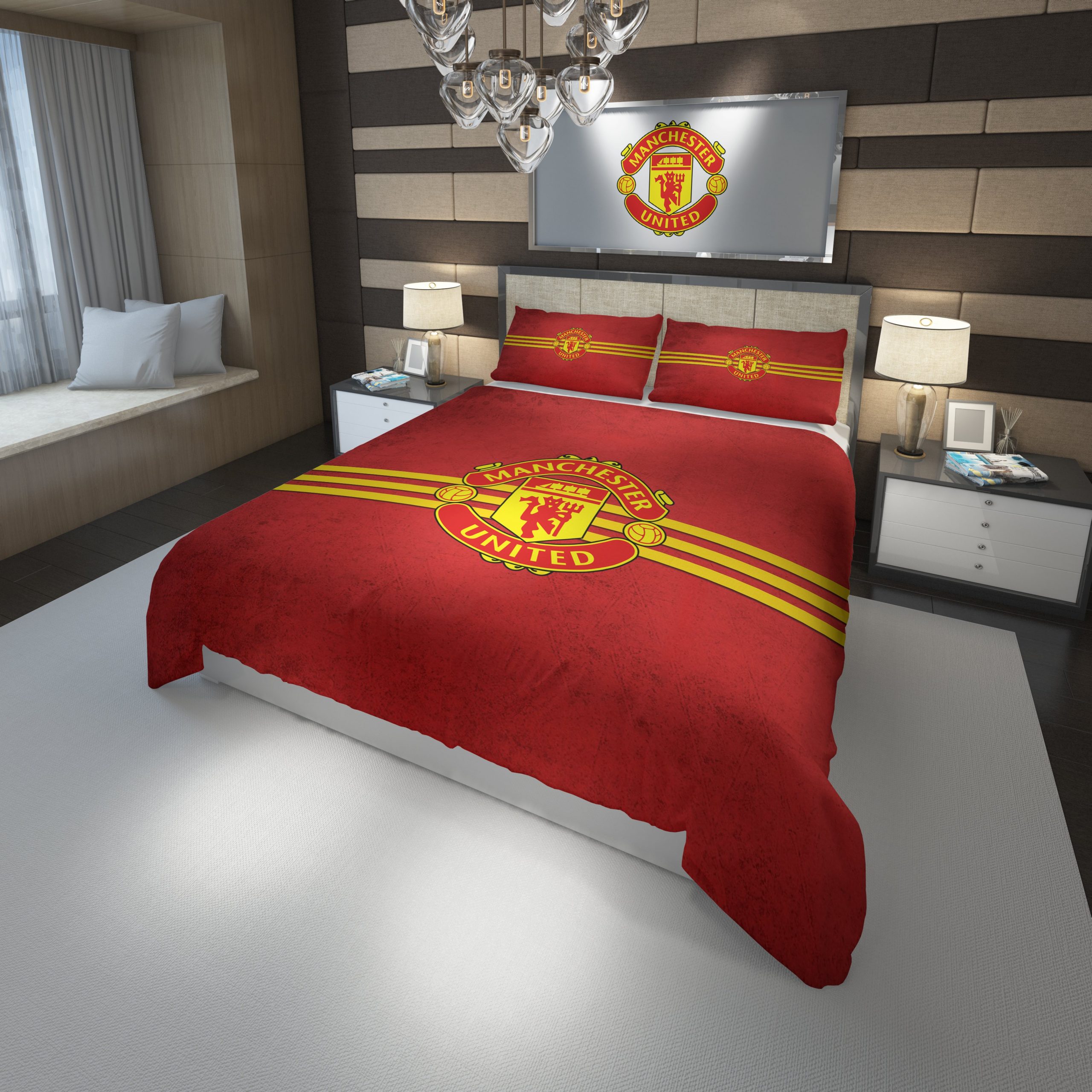 Manchester United Fc Football Club 2 Duvet Cover and Pillowcase Set Bedding Set Manchester United Fc Football Club 2 Duvet Cover and Pillowcase Set Bedding Set
