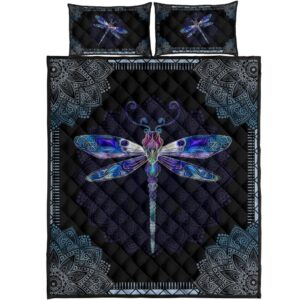 Mandala Version Dragonfly All Over Print Bedding Set