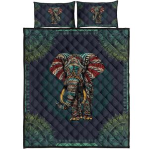 Mandala Version Elephant All Over Print Bedding Set