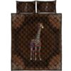 Mandala Version Giraffe All Over Print Bedding Set