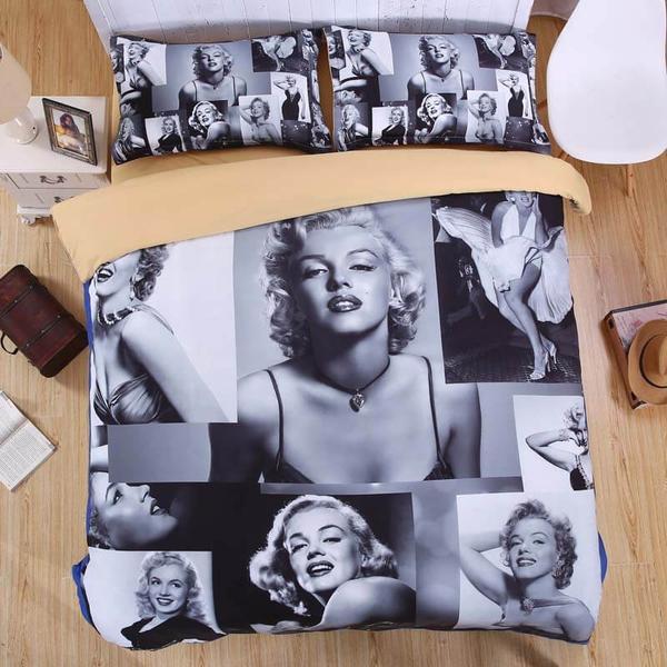 Marilyn Monroe Duvet Cover and Pillowcase Set Bedding Set Marilyn Monroe Duvet Cover and Pillowcase Set Bedding Set