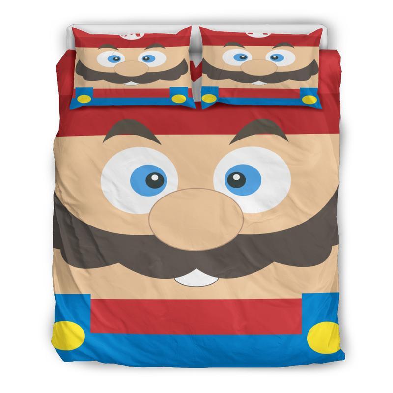 Mario Duvet Cover and Pillowcase Set Bedding Set 10 Mario Duvet Cover and Pillowcase Set Bedding Set 10