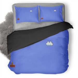 Mario Minimalism Duvet Cover and Pillowcase Set Bedding Set