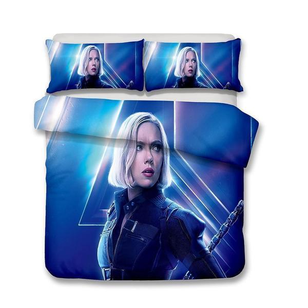 Marvel Avengers 3 Natasha Romanoff Duvet Cover and Pillowcase Set Bedding Set Marvel Avengers 3 Natasha Romanoff Duvet Cover and Pillowcase Set Bedding Set