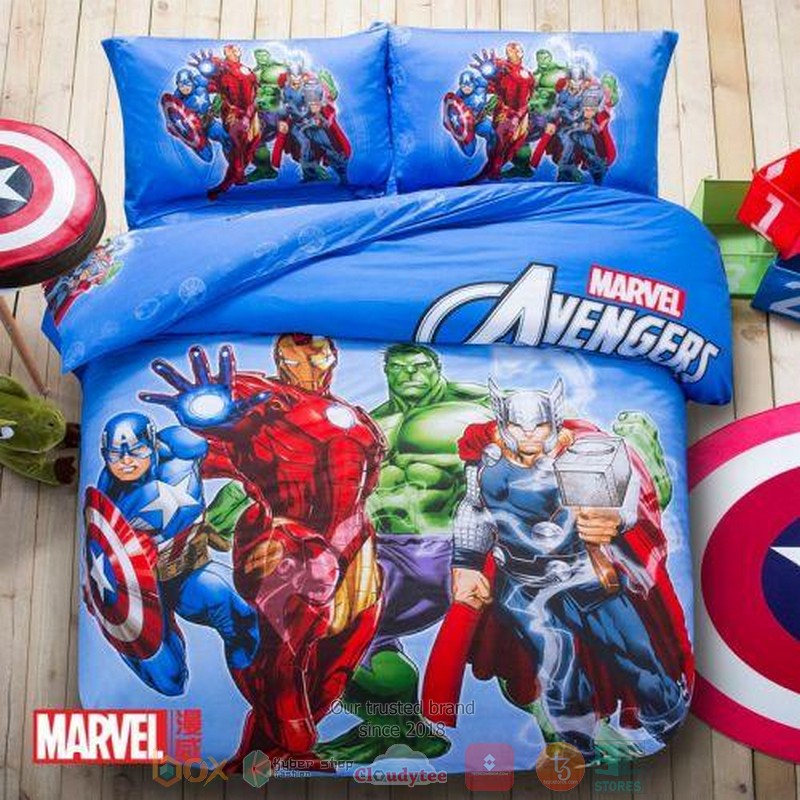 Marvel Avengers Cartoon Bedding Set Marvel Avengers Cartoon Bedding Set