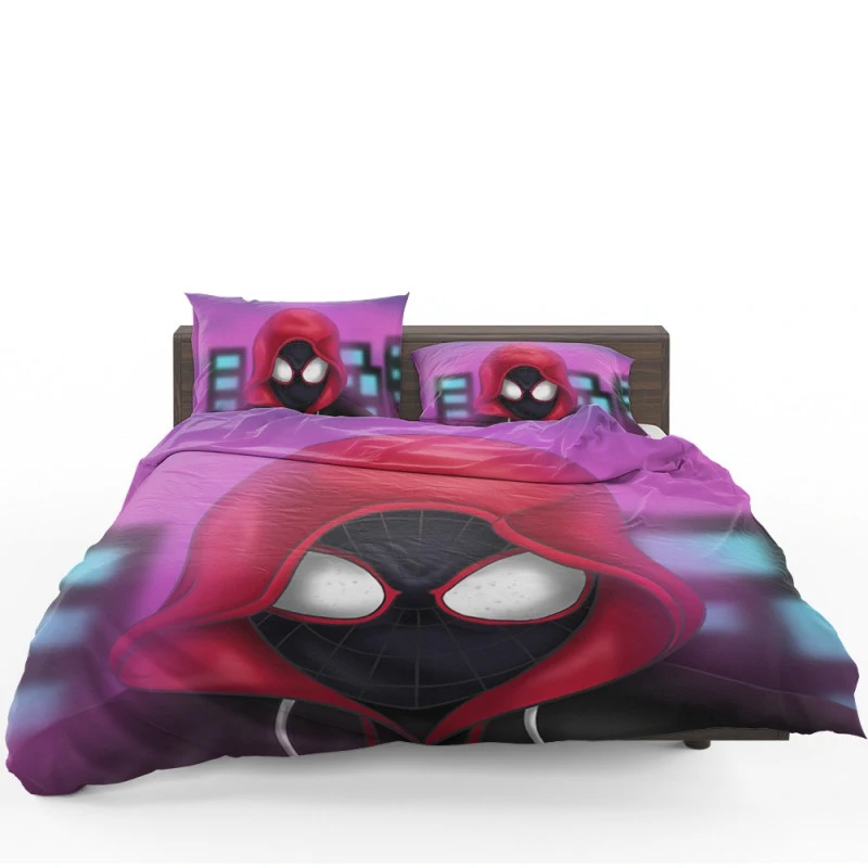 Marvel Cinematic Universe Miles Morales Comics Movie Bedding Set Marvel Cinematic Universe Miles Morales Comics Movie Bedding Set