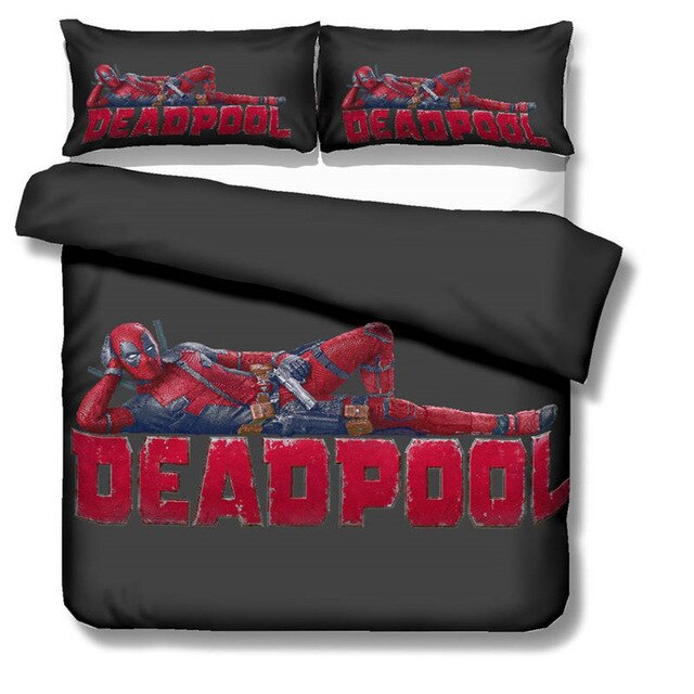 Marvel Deadpool 222 Duvet Cover and Pillowcase Set Bedding Set Marvel Deadpool 222 Duvet Cover and Pillowcase Set Bedding Set