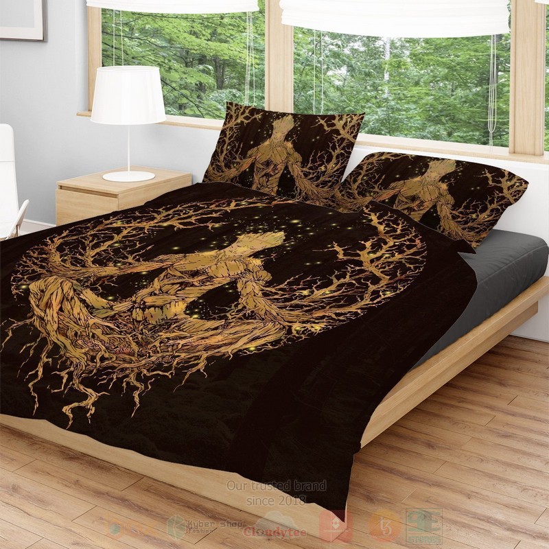 Marvel Mandala Groot Bedding Set Marvel Mandala Groot Bedding Set