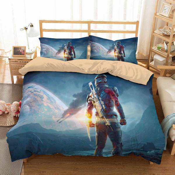 Mass Effect Andromeda Duvet Cover and Pillowcase Set Bedding Set Mass Effect Andromeda Duvet Cover and Pillowcase Set Bedding Set