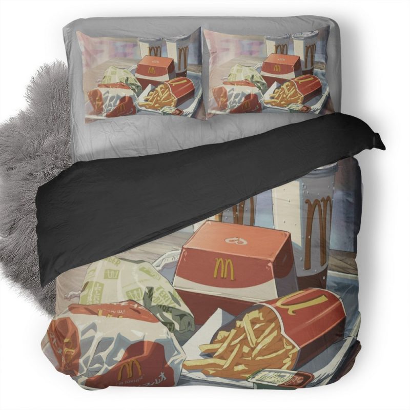 Mcdonalds Minimalism Wide Duvet Cover and Pillowcase Set Bedding Set Mcdonalds Minimalism Wide Duvet Cover and Pillowcase Set Bedding Set
