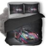 Mclaren Colorful Art Duvet Cover and Pillowcase Set Bedding Set