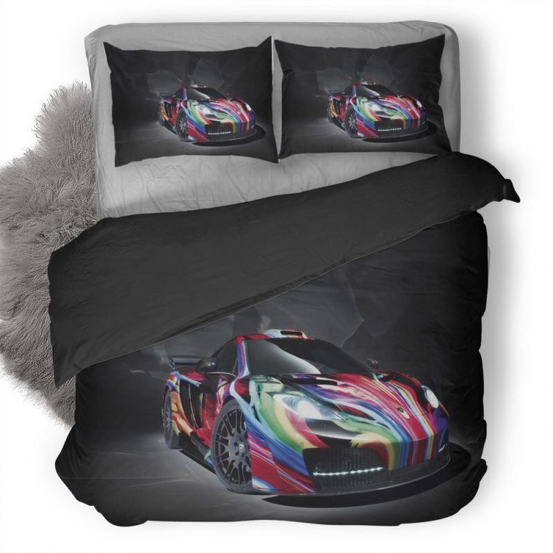 Mclaren Colorful Art Duvet Cover and Pillowcase Set Bedding Set Mclaren Colorful Art Duvet Cover and Pillowcase Set Bedding Set