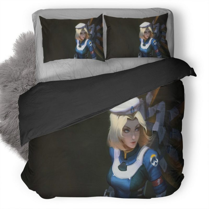 Mercy Overwatch Artwork 5 Pic Duvet Cover and Pillowcase Set Bedding Set Mercy Overwatch Artwork 5 Pic Duvet Cover and Pillowcase Set Bedding Set