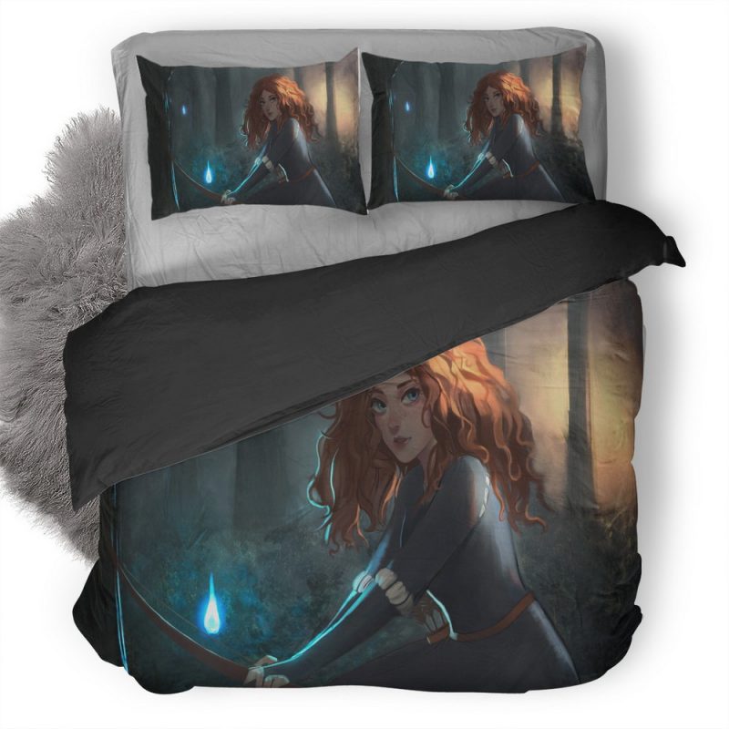 Merida Brave Movie Artwork Cg Duvet Cover and Pillowcase Set Bedding Set Merida Brave Movie Artwork Cg Duvet Cover and Pillowcase Set Bedding Set