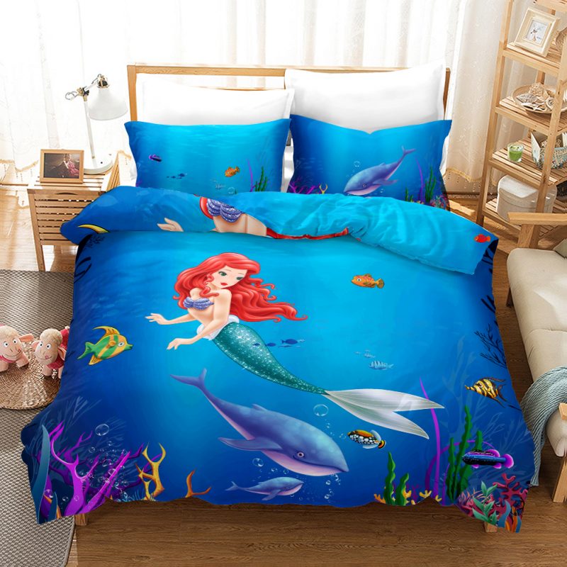 Mermaid 14 Duvet Cover and Pillowcase Set Bedding Set Mermaid 14 Duvet Cover and Pillowcase Set Bedding Set