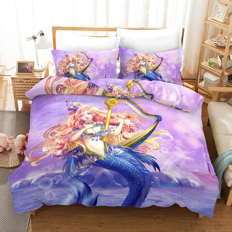 Mermaid 15 Duvet Cover and Pillowcase Set Bedding Set Mermaid 15 Duvet Cover and Pillowcase Set Bedding Set