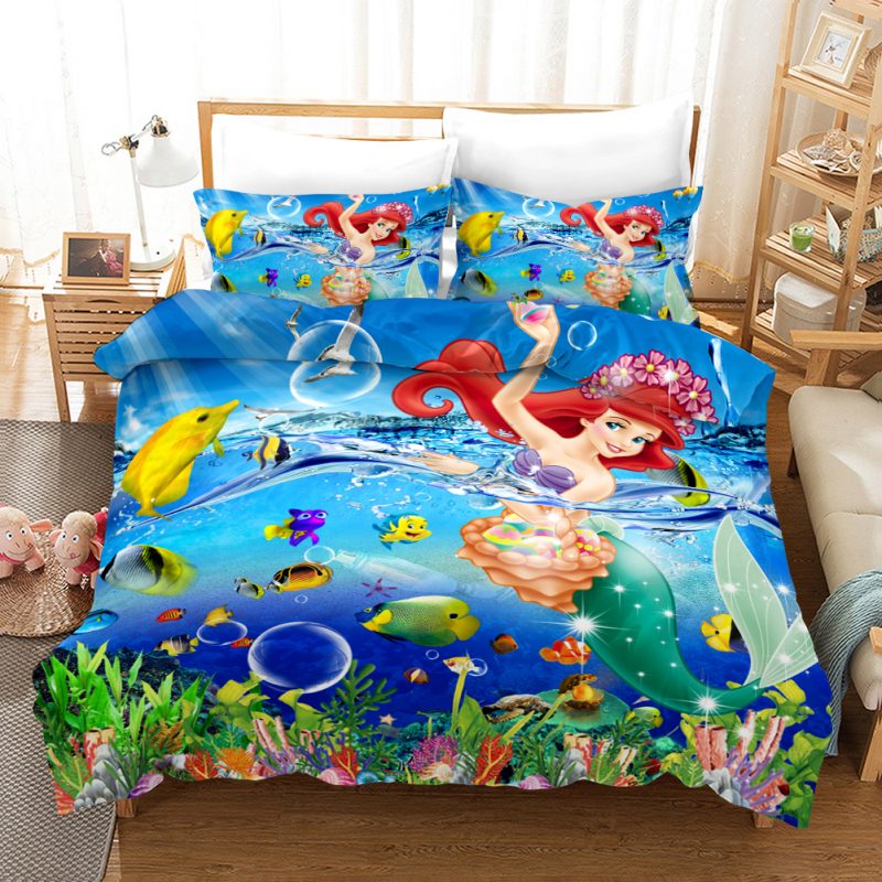Mermaid 4 Duvet Cover and Pillowcase Set Bedding Set Mermaid 4 Duvet Cover and Pillowcase Set Bedding Set