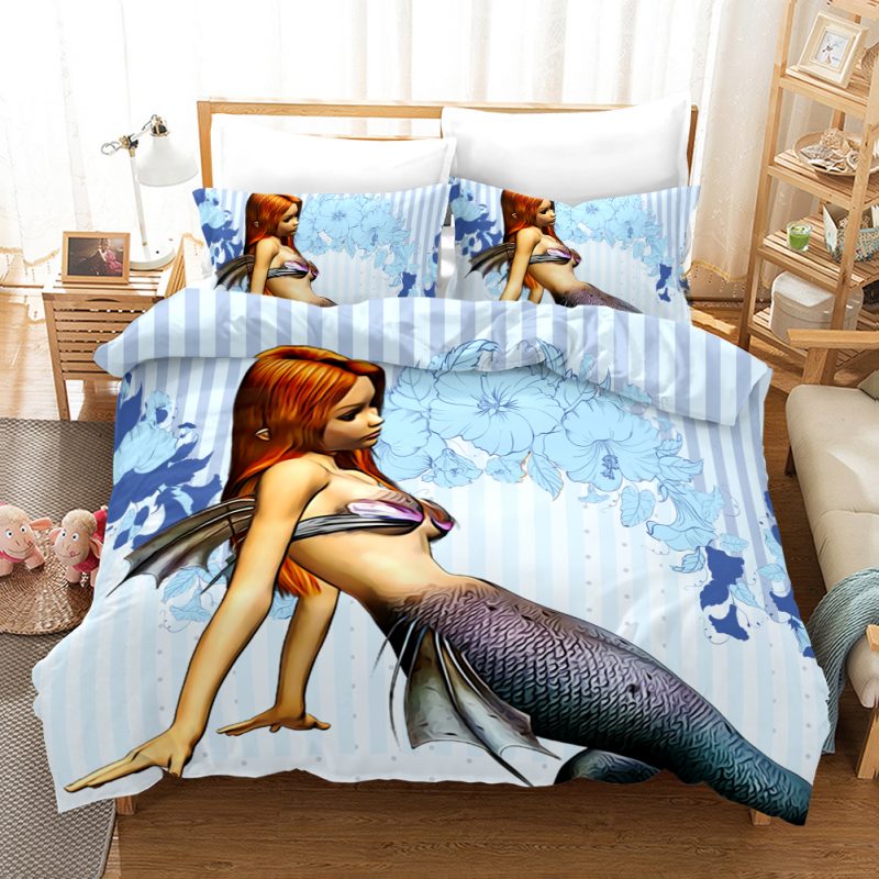 Mermaid 8 Duvet Cover and Pillowcase Set Bedding Set Mermaid 8 Duvet Cover and Pillowcase Set Bedding Set
