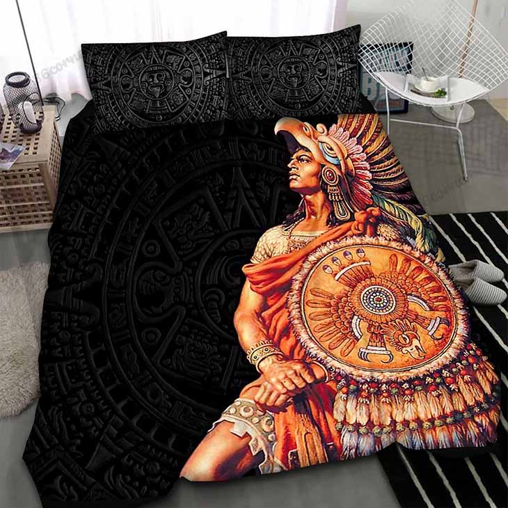 Mexican Aztec Warrior Bedding Set Mexican Aztec Warrior Bedding Set