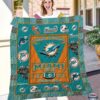 Miami Dolphins Nfl Logo History Personalized Bedding Set